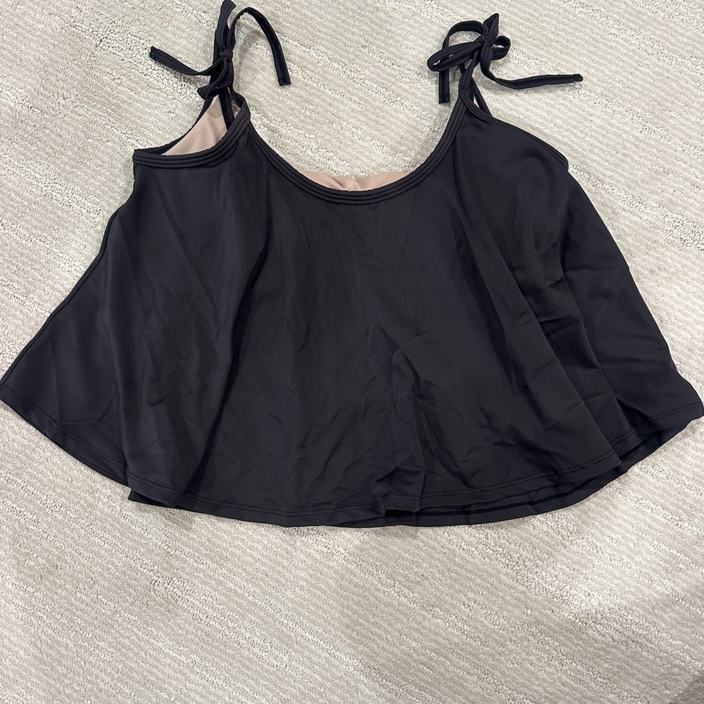 Black Kortni Jeane Swim Top